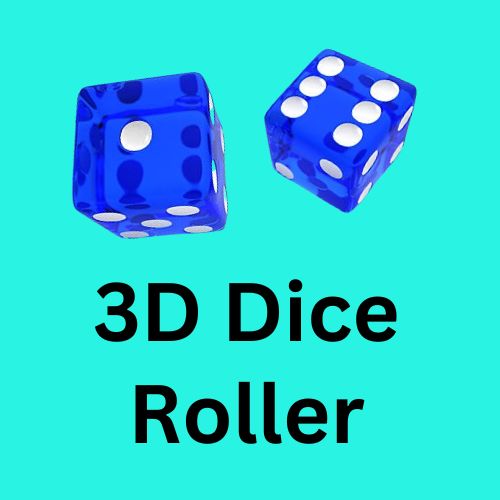 3D Dice Roller