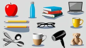 100 everyday objects Name in Hindi and English