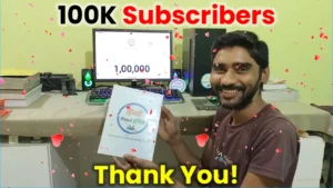 1 lakh subscribers, thank you, Hindi Read Duniya, Rohit Soni